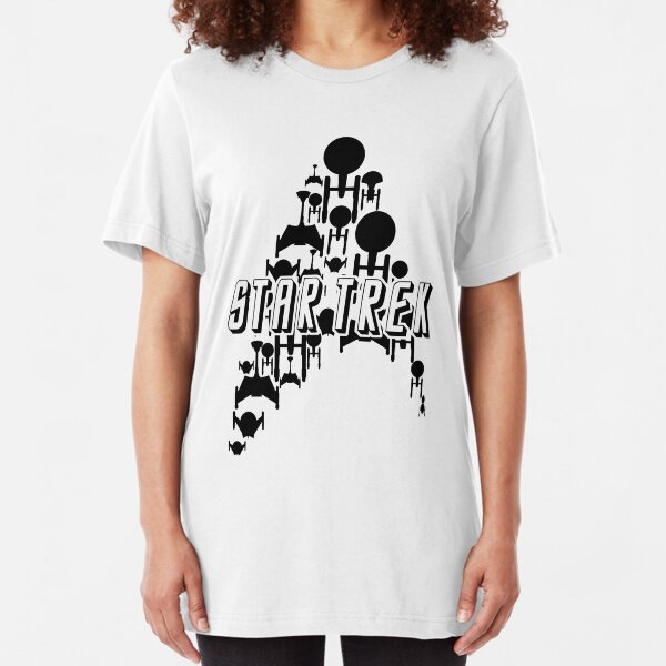 Starship Trek (Black Variant) Slim Fit T-Shirt