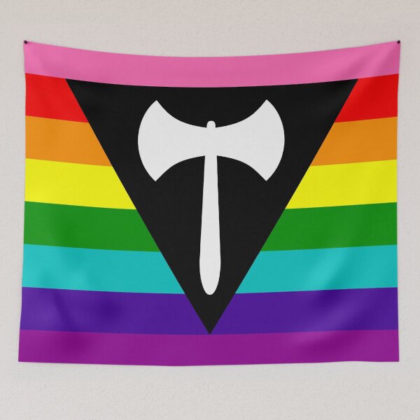 Item preview, Lesbian Pride Flag 3 designed and sold by labryslesbian.