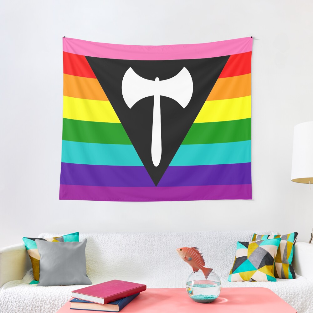 Lesbian Pride Flag 3 Tapestry For Sale By Labryslesbian Redbubble 9887