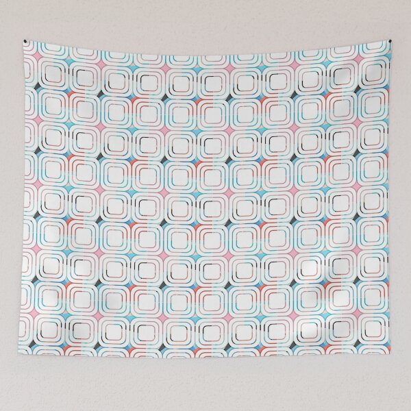 Item preview, Colorful Round Square Abstract designed and sold by tmckaydesigns.