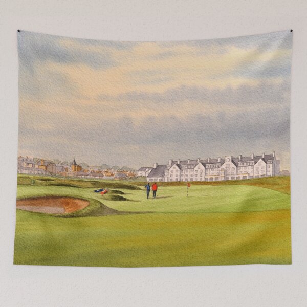 Item preview, Carnoustie Golf Course Scotland With Clubhouse designed and sold by William Holkham.