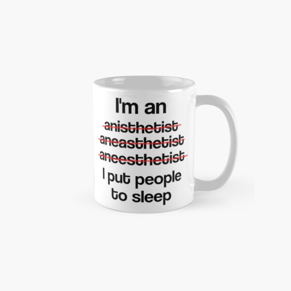 ANESTHESIA GIFTS  T-shirts, Mugs and More – Craf-D Creations