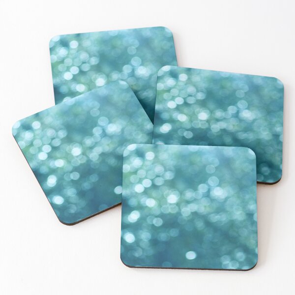Item preview, Vibrant Blue Teal Bokeh Texture designed and sold by SweepingShadows.