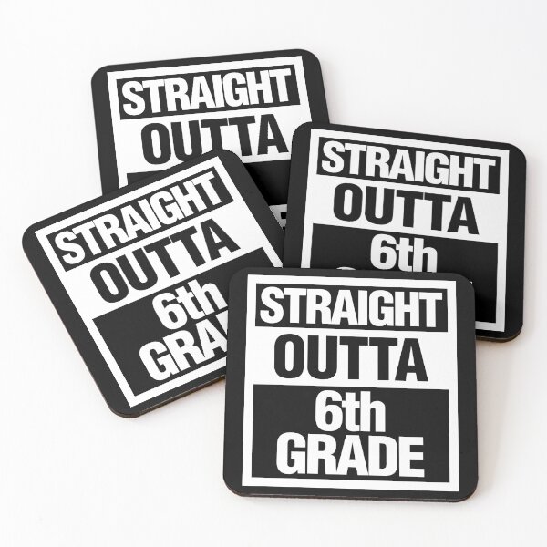 Item preview, Straight Outta 6th Grade, Back to School designed and sold by elhefe.