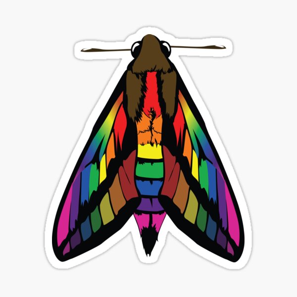 Item preview, Pride Moth designed and sold by RedTailArts.