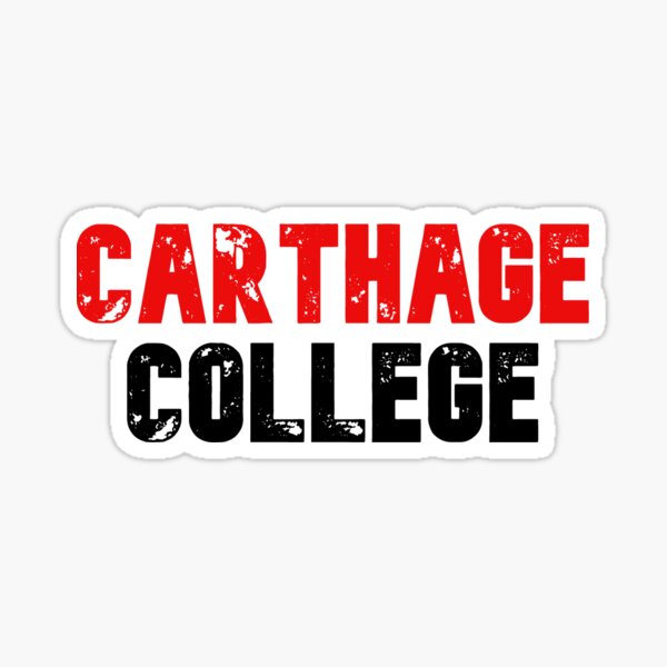 Carthage College Stickers Redbubble