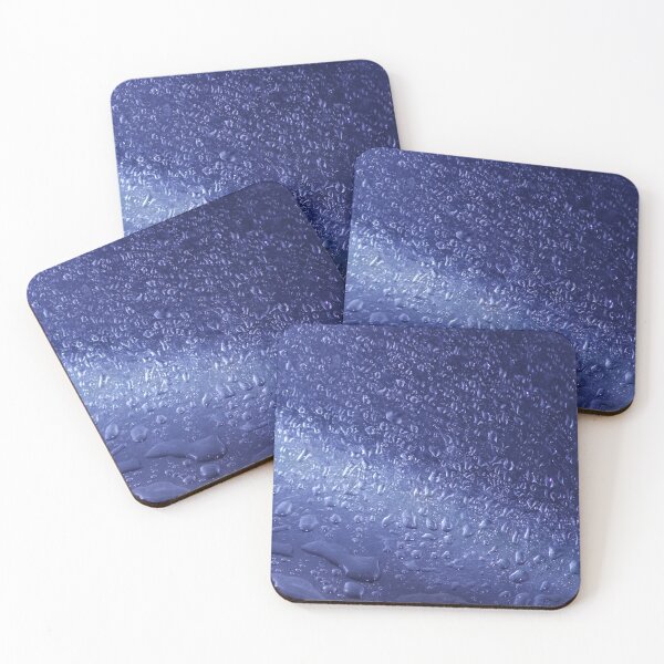 Item preview, Shiny Blue Water Drops Abstract Texture designed and sold by SweepingShadows.