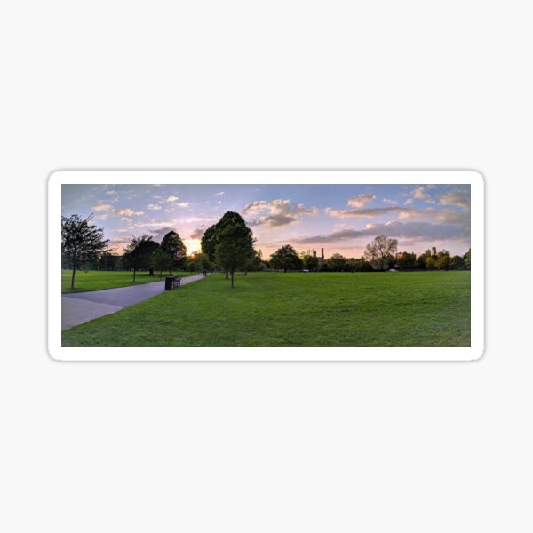 Sunset on Clissold Park Sticker