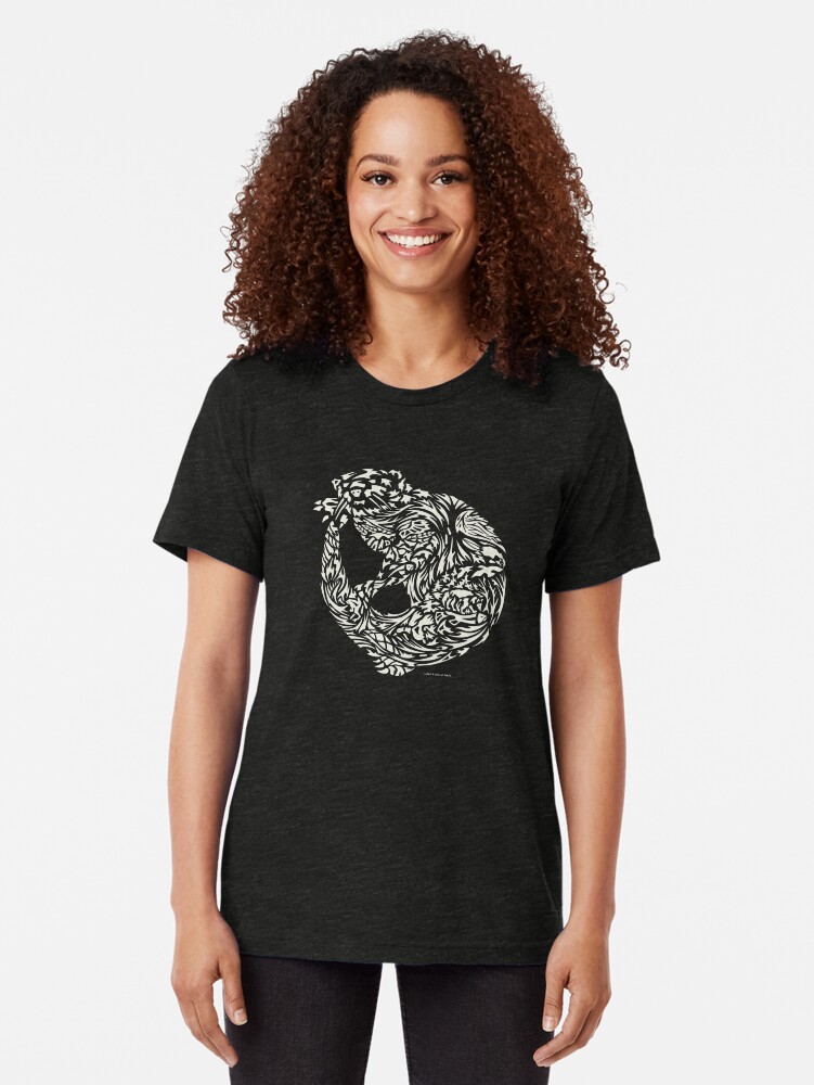Alternate view of Otter Tri-blend T-Shirt