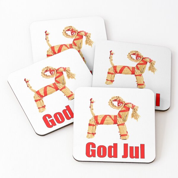 Item preview, Swedish Straw Christmas Goat God Jul Nordic Julbock designed and sold by funnytshirtemp.
