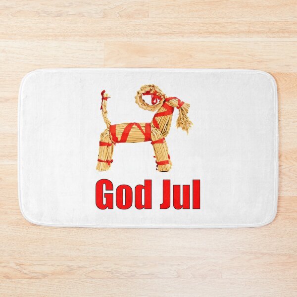 Item preview, Swedish Straw Christmas Goat God Jul Nordic Julbock designed and sold by funnytshirtemp.