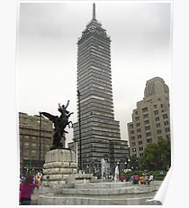 La Torre Latinoamericana desde Bellas Artes Poster