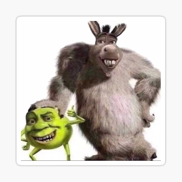 shrek meme Sticker for Sale by james-heath  Pegatinas, Pegatinas para  imprimir gratis, Pegatinas bonitas