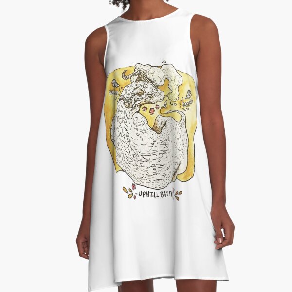 Uphill Battle A-Line Dress
