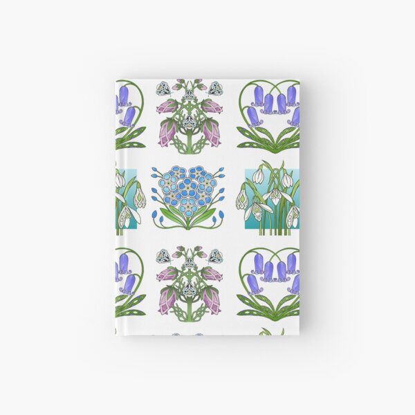 4 Highland Flowers Hardcover Journal