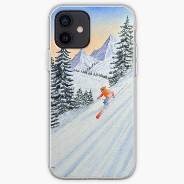 Skiing - The Clear Lady Leader iPhone Soft Case