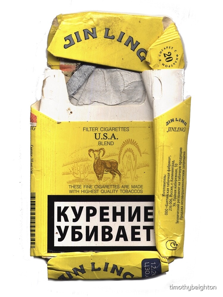 peter blake cigarette Discarded Smuggled Cigarette Packet (after Sir Peter Blake) Canvas Print