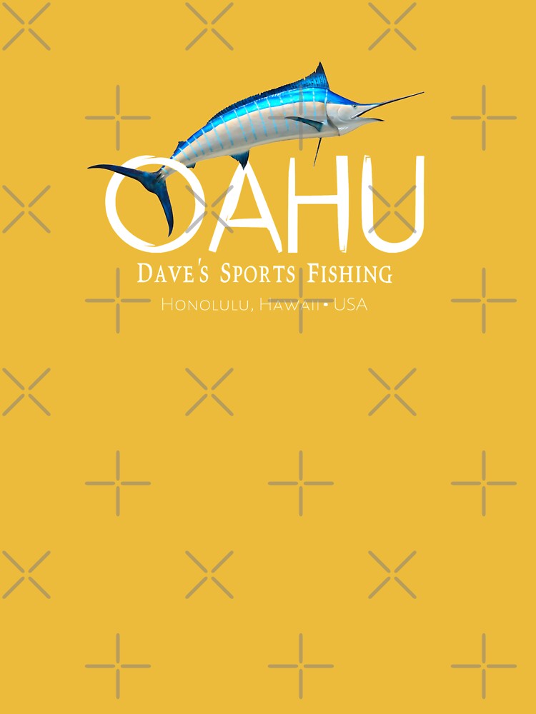 Dave's Sports Fishing, Oahu Honolulu Hawaii, Dark Apparel Essential  T-Shirt for Sale by PureCreations