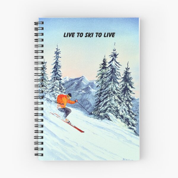 Item preview, LIVE TO SKI TO LIVE  designed and sold by William Holkham.