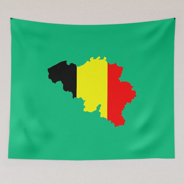 Item preview, Belgium flag map designed and sold by tony4urban.