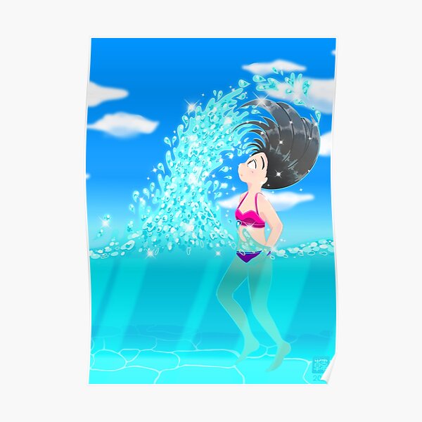 Beach Splash Poster
