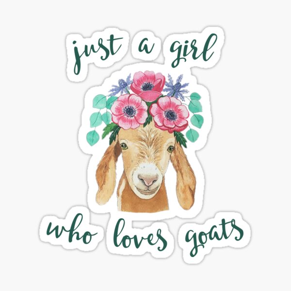 Item preview, GOAT LOVERS GIFT GOAT product - JUST A GIRL WHO LOVES GOATS designed and sold by rdorsey8.