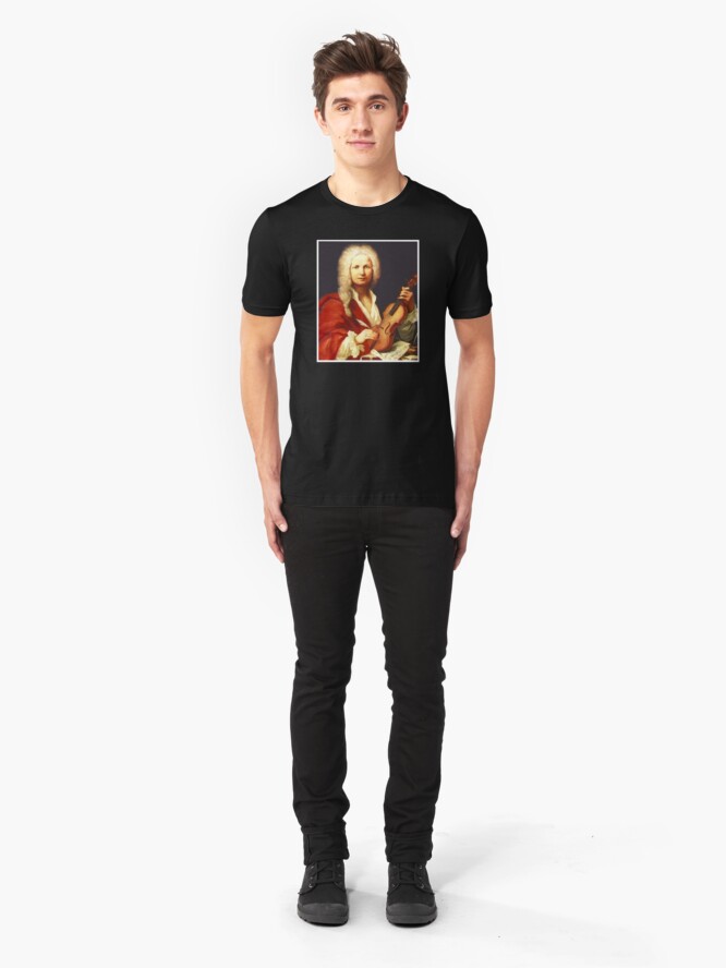 Alternate view of Antonio Vivaldi - Great Baroque Composer Slim Fit T-Shirt