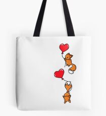Playful Foxes Tote Bag