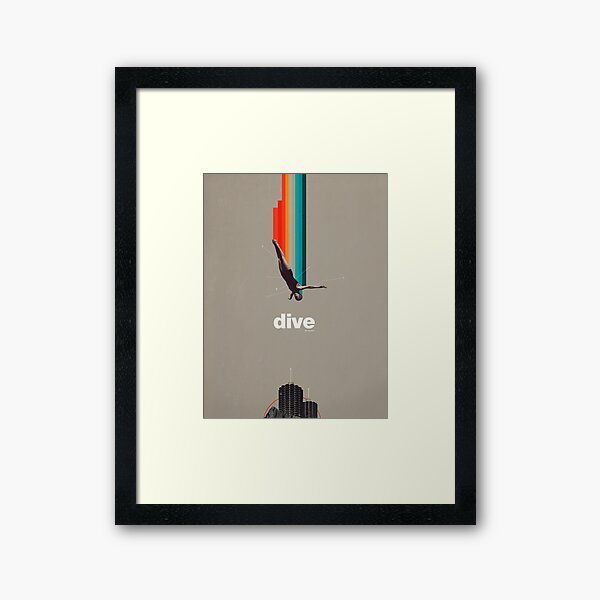 Dive Into My Soul Framed Art Print