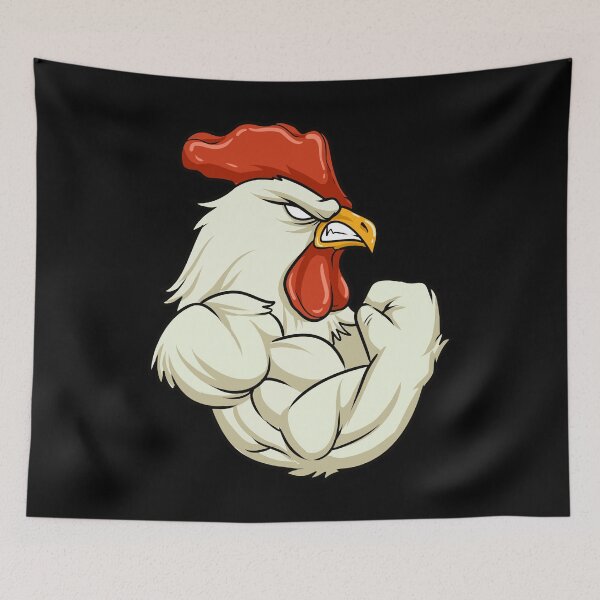 Item preview, Rooster At The Gym - Training Fitness Muscles designed and sold by anziehend.