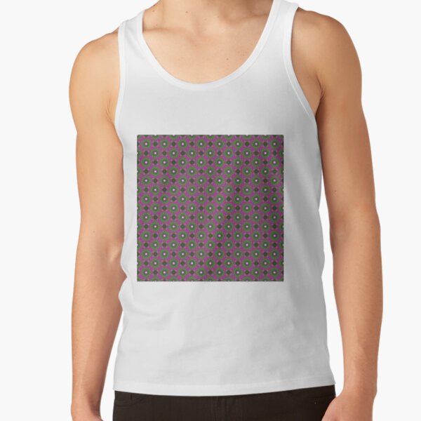#Scrapbook, #design, #pattern, #repetition, abstract, illustration, square, color image, geometric shape, retro style Tank Top