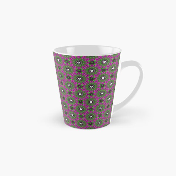 #Scrapbook, #design, #pattern, #repetition, abstract, illustration, square, color image, geometric shape, retro style Tall Mug