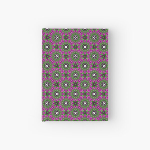 #Scrapbook, #design, #pattern, #repetition, abstract, illustration, square, color image, geometric shape, retro style Hardcover Journal