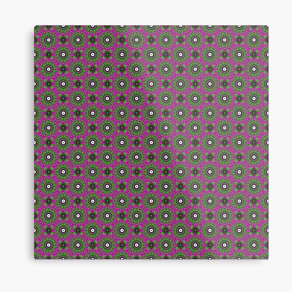#Scrapbook, #design, #pattern, #repetition, abstract, illustration, square, color image, geometric shape, retro style Metal Print
