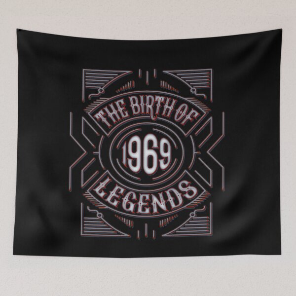 Item preview,  50th Birthday Born 1969 - Legends T-Shirt designed and sold by Dubbra.