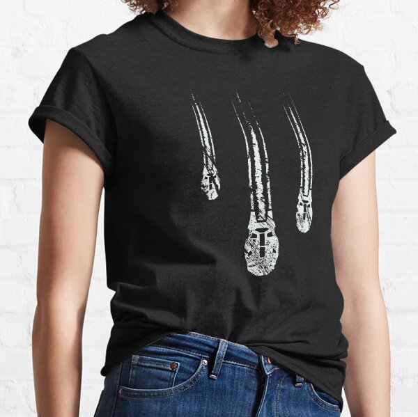 Füße zuerst in die Hölle (Grunge - Licht) Classic T-Shirt