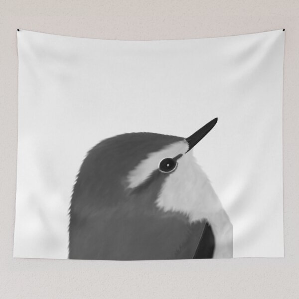 Item preview, jz.birds Rifleman Portrait black&white designed and sold by jz-birds.