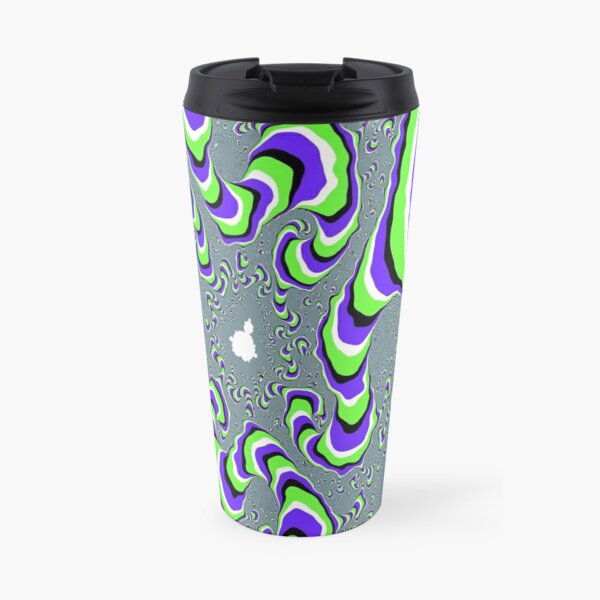 Op art - art movement, short for optical art, is a style of visual art that uses optical illusions Travel Mug