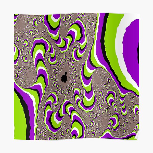 Op art - art movement, short for optical art, is a style of visual art that uses optical illusions Poster