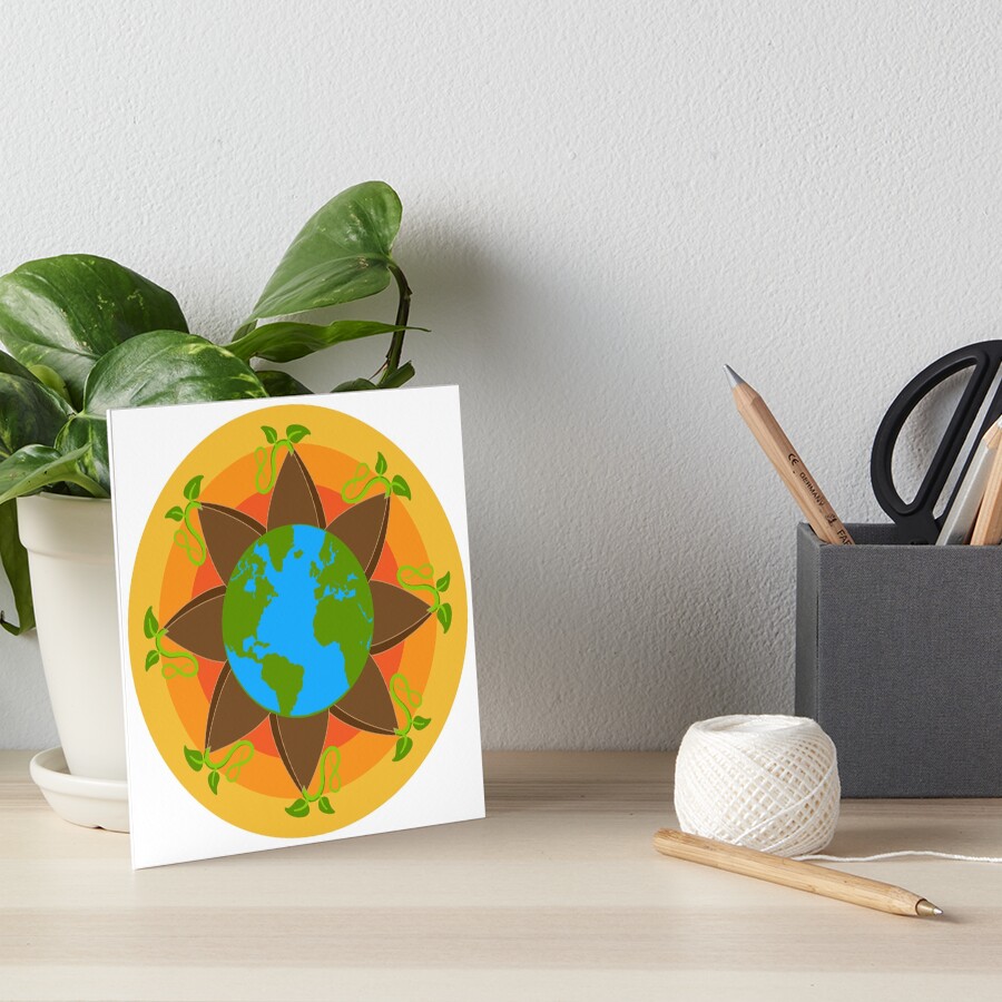 Seed The World Art Board Print