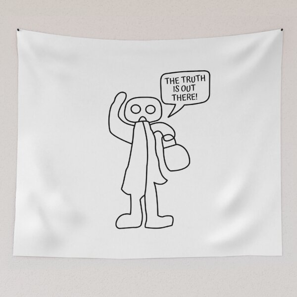 Item preview, Nazca line astronaut - the truth is out there - in black designed and sold by knappidesign.