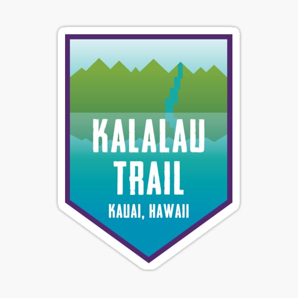 Kalalau Trail - Kauai, Hawaii Sticker