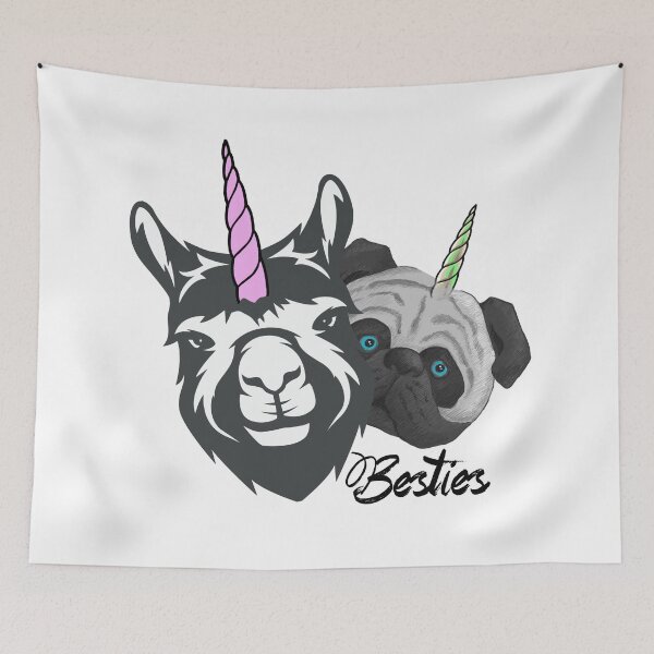Item preview, ALPUGACORN | Alpaca Pug Unicorn | Besties designed and sold by PureCreations.