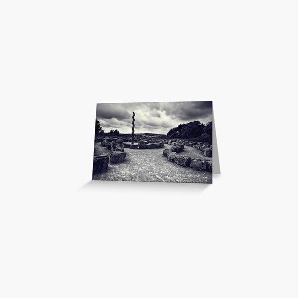 Stone Maze, Crich, Derbyshire Greeting Card