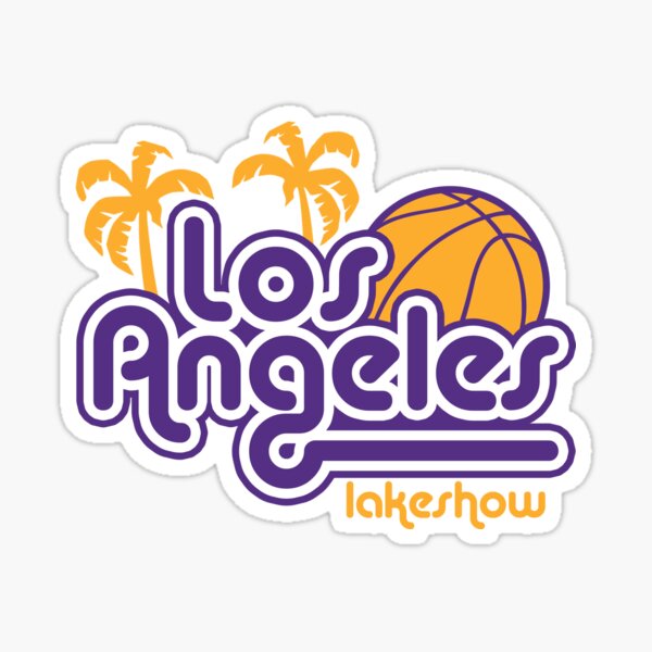 Los Angeles Lakeshow - Purple Pegatina