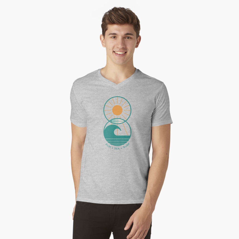 Aperçu de l'œuvre T-shirt col V créée et vendue par thepapercrane.