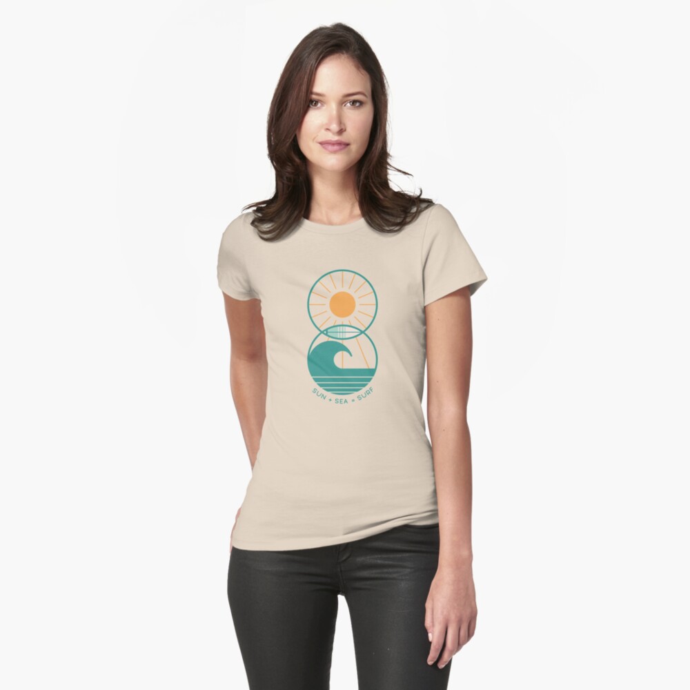 Aperçu de l'œuvre T-shirt moulant créée et vendue par thepapercrane.