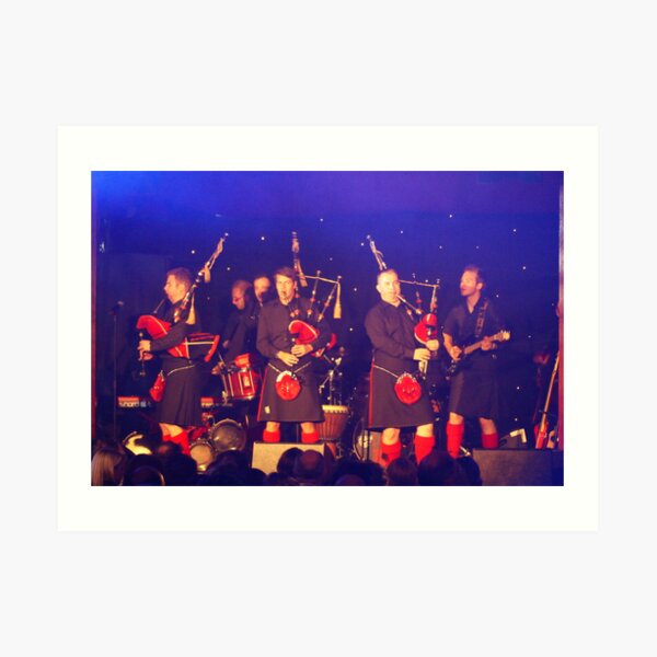 Red Hot Chilli Pipers Art Print