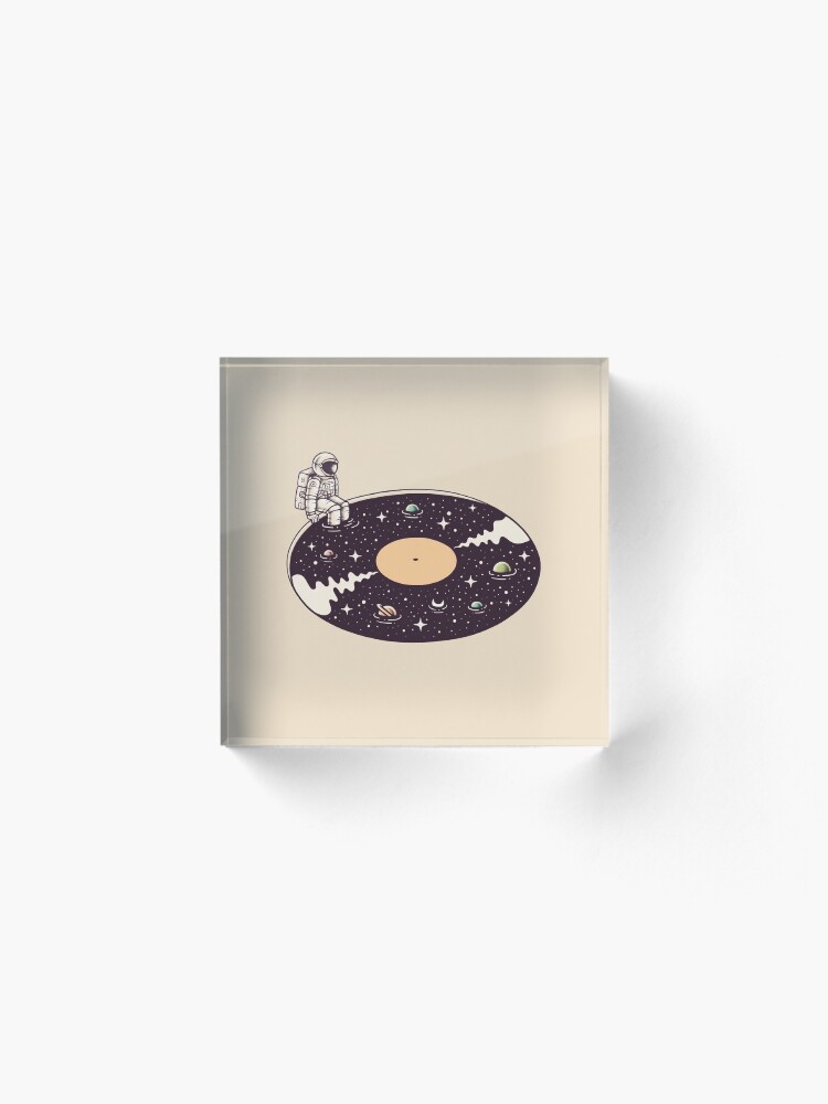 Alternate view of Cosmic Sound Acrylic Block