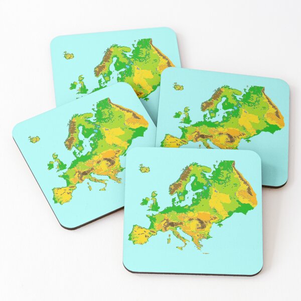 Item preview, Physical Europe Map designed and sold by Havocgirl.